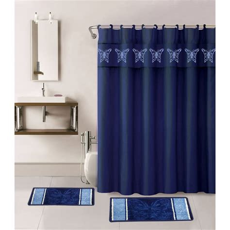 shower curtain mat set|discount bathroom shower curtain sets.